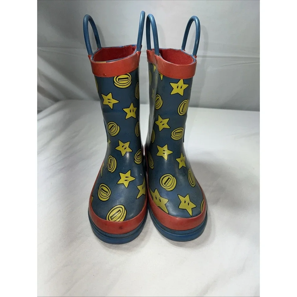 Super Mario Brothers Rain Boot Kids Size 10 Mario Nintendo